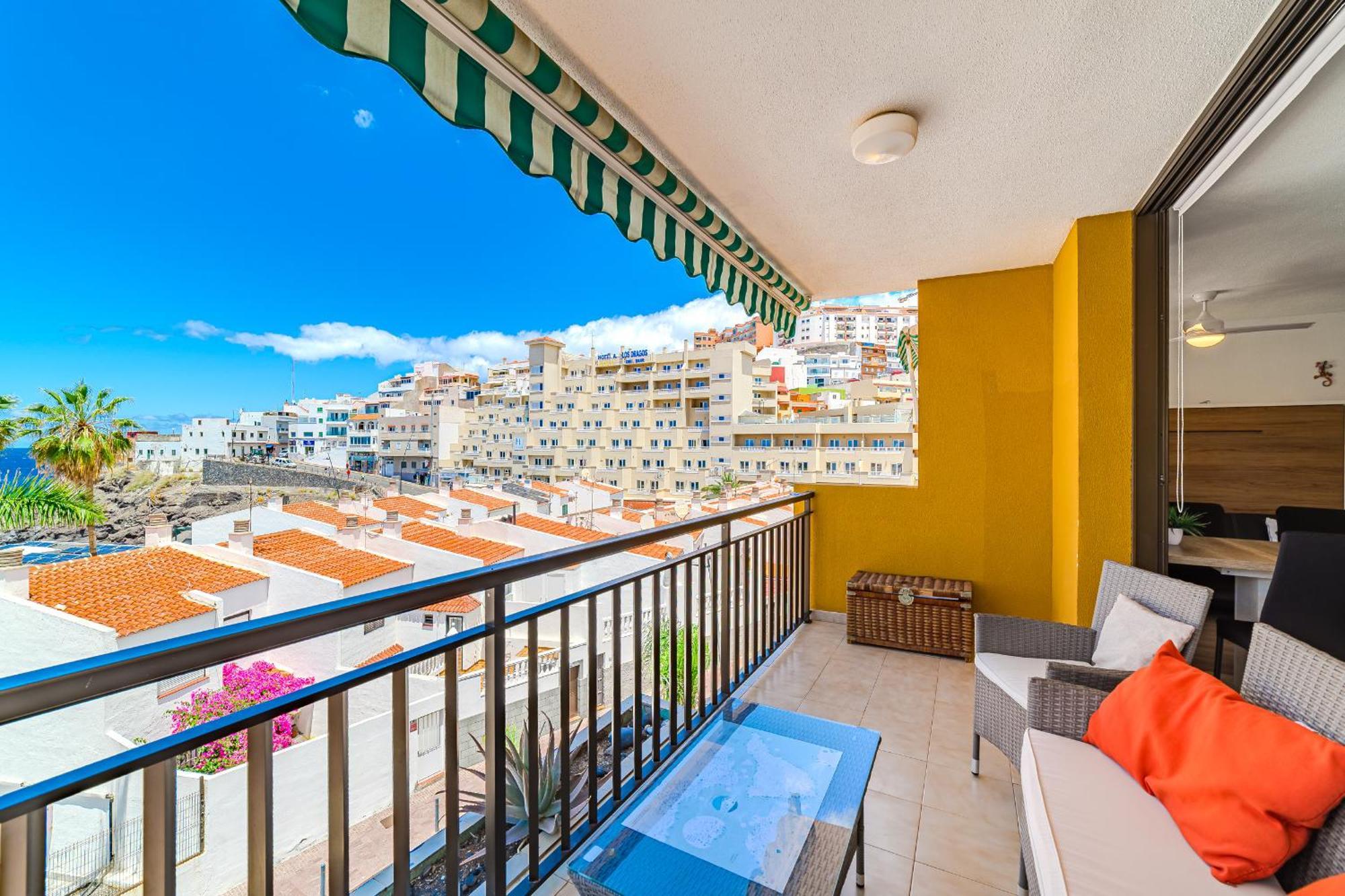 Family Apartment With 3 Bedrooms And Balcony Near Los Gigantes And Ocean ปัวร์โตเดซานตีอาโก ภายนอก รูปภาพ